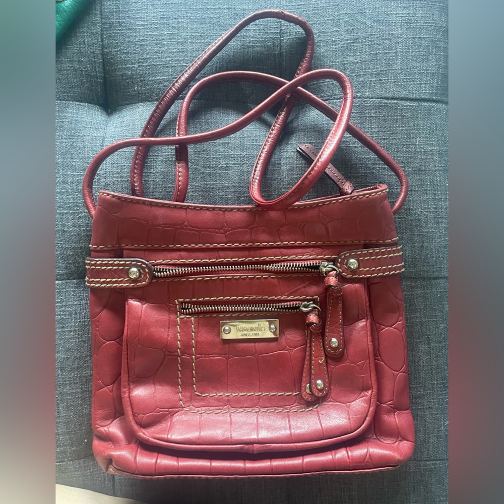 Tignanello red shoulder bag